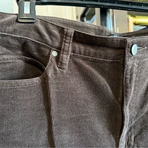 Eileen Fisher Women's Dark Brown Corduroy Pants
